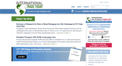 Desktop Screenshot of internationaltradetoday.com
